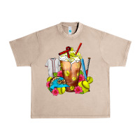 French Oak Softball Frappe Coffee Urban Heavy Tee - FaDigitalArtStudio