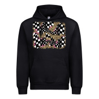 Black racing leopard backgraund Urban Hoodie - JahusDesignShop