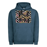 Pigment Midnight Navy racing leopard backgraund Urban Hoodie - JahusDesignShop
