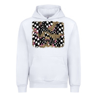 White racing leopard backgraund Urban Hoodie - JahusDesignShop