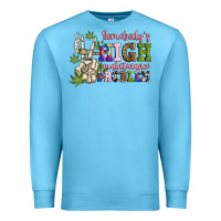 Ocean Blue somebody's high maintenance  problem Premium Sweatshirt - JahusDesignShop