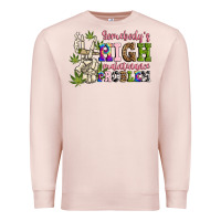 Pale Pink somebody's high maintenance  problem Premium Sweatshirt - JahusDesignShop