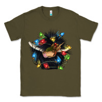 Army Green christmas black angus gnome Classic Tee - CowGirlArtShop