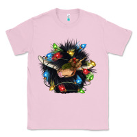 Bubblegum Pink christmas black angus gnome Classic Tee - CowGirlArtShop