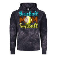 Cloud Black baseball mom softball Vintage Hoodie - BundleAndBundleShop