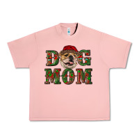 Salmon Christmas English Bulldog Mom Urban Heavy Tee - RanaPortraitStore
