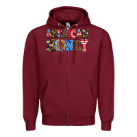 Burgundy American honey Zipper Hoodie - AdoDesignShop
