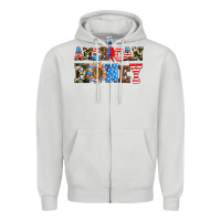 Dove Grey American honey Zipper Hoodie - AdoDesignShop