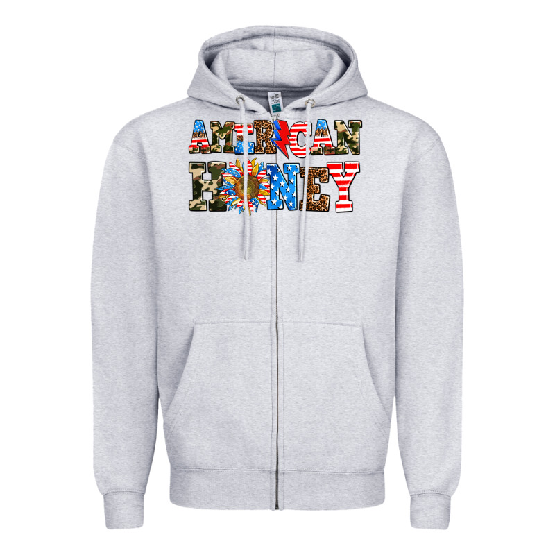 American Honey Zipper Hoodie by AdoDesignShop | Teevron
