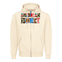 Sandshell American honey Zipper Hoodie - AdoDesignShop