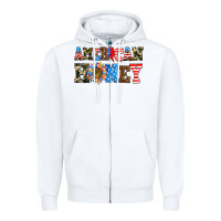 White American honey Zipper Hoodie - AdoDesignShop