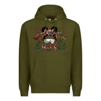 Army Green little miss Premium Hoodie - SublimationCraftShop