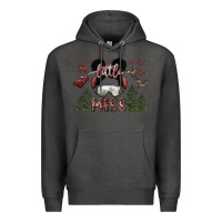 Charcoal Heather little miss Premium Hoodie - SublimationCraftShop