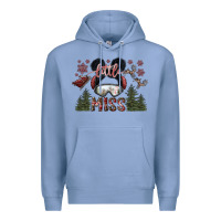Colony Blue little miss Premium Hoodie - SublimationCraftShop