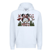 White little miss Premium Hoodie - SublimationCraftShop