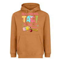 Meerkat dear parents tag youre it teacher Heavyweight Hoodie - JahusDesignShop