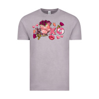 Chicken Valentine's Day Xoxo Vintage Tee | Teevron