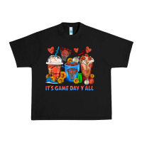 Black It's Game Day Y'all Basketball Coffee Cups Urban Heavy Tee - FaDigitalArtStudio