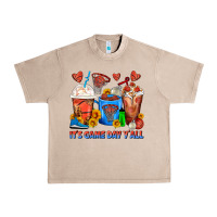 French Oak It's Game Day Y'all Basketball Coffee Cups Urban Heavy Tee - FaDigitalArtStudio