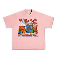 Salmon It's Game Day Y'all Basketball Coffee Cups Urban Heavy Tee - FaDigitalArtStudio
