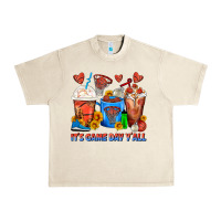 Sandshell It's Game Day Y'all Basketball Coffee Cups Urban Heavy Tee - FaDigitalArtStudio