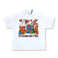 White It's Game Day Y'all Basketball Coffee Cups Urban Heavy Tee - FaDigitalArtStudio