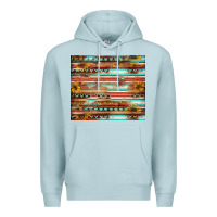 Blue Mist sunflower Premium Hoodie - Jasminsmagicworld