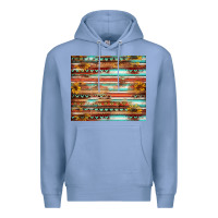 Colony Blue sunflower Premium Hoodie - Jasminsmagicworld