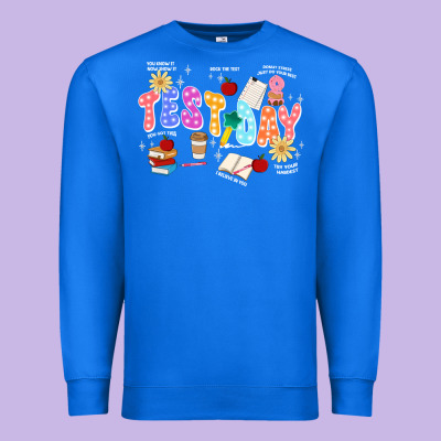 Test Day Premium Sweatshirt Designed By Jahusdesignshop