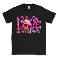 Black love christmas pink Classic Tee - CowGirlArtShop