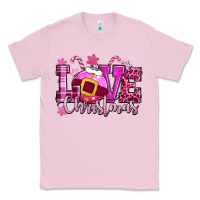Bubblegum Pink love christmas pink Classic Tee - CowGirlArtShop