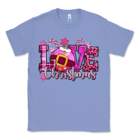 Colony Blue love christmas pink Classic Tee - CowGirlArtShop