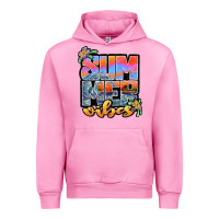 Fuchsia Pink sum mer vibes Urban Hoodie - JahusDesignShop