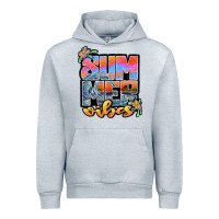 Heather Grey sum mer vibes Urban Hoodie - JahusDesignShop