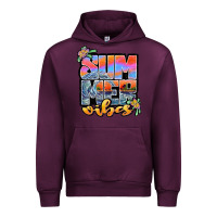 Mauve Wine sum mer vibes Urban Hoodie - JahusDesignShop