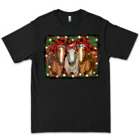 Black Christmas horses Premium Tee - RanaPortraitStore