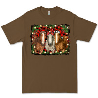 Cacao Christmas horses Premium Tee - RanaPortraitStore