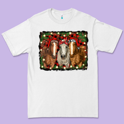 Christmas Horses Premium Tee Designed By Ranaportraitstore