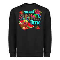 Black sweet summer time Heavyweight Sweatshirt - AdoDesignShop