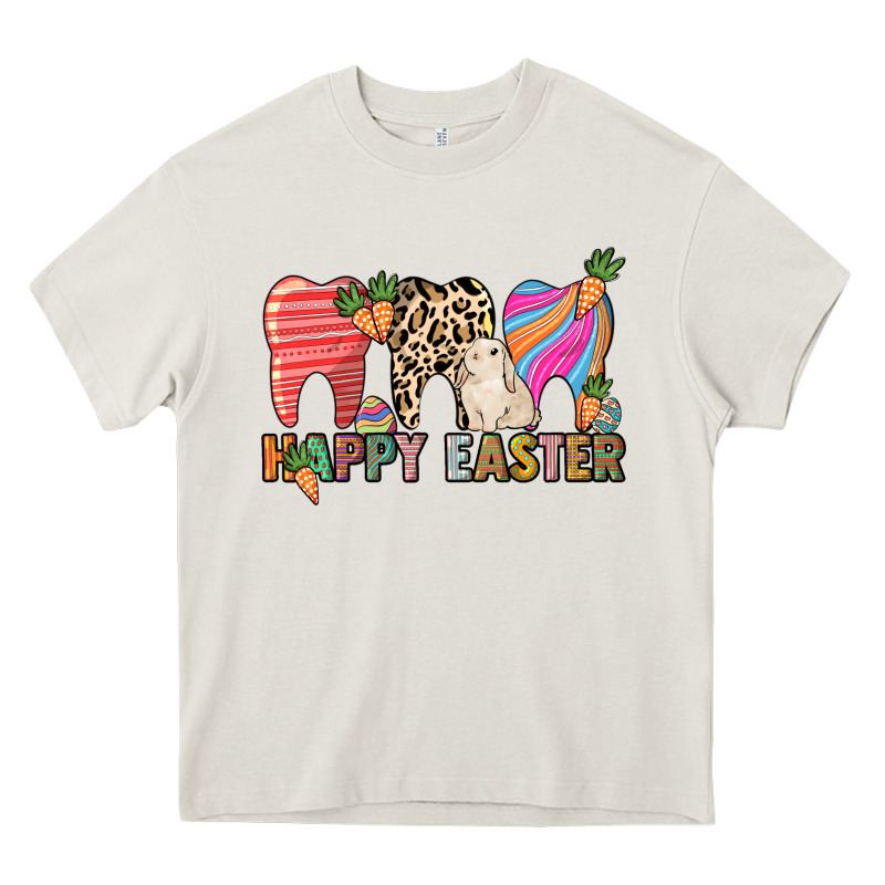 Happy Easter Dental Heavy Core Tee by HowdyJamesFarm | Teevron