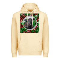 Pina Colada christmas black angus cow Premium Hoodie - LillyAllenDesigns
