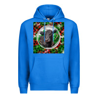 True Royal christmas black angus cow Premium Hoodie - LillyAllenDesigns