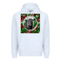 White christmas black angus cow Premium Hoodie - LillyAllenDesigns