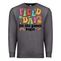 Charcoal Heather field day let the games begin Premium Sweatshirt - JahusDesignShop