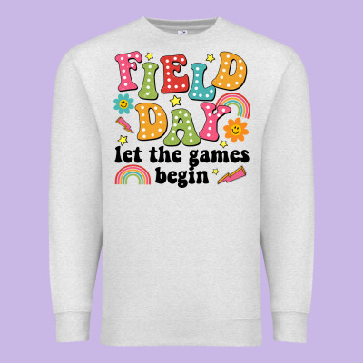 Field Day Let The Games Begin Premium Sweatshirt Designed By Jahusdesignshop