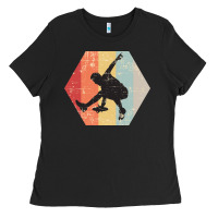 Black Ultimate Frisbee Catch Ladies Tee - artisFamous
