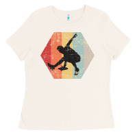 Bone Ultimate Frisbee Catch Ladies Tee - artisFamous