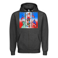 Charcoal Heather american flag  and america Zipper Hoodie - AdoDesignShop