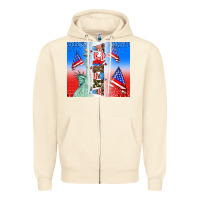 Sandshell american flag  and america Zipper Hoodie - AdoDesignShop