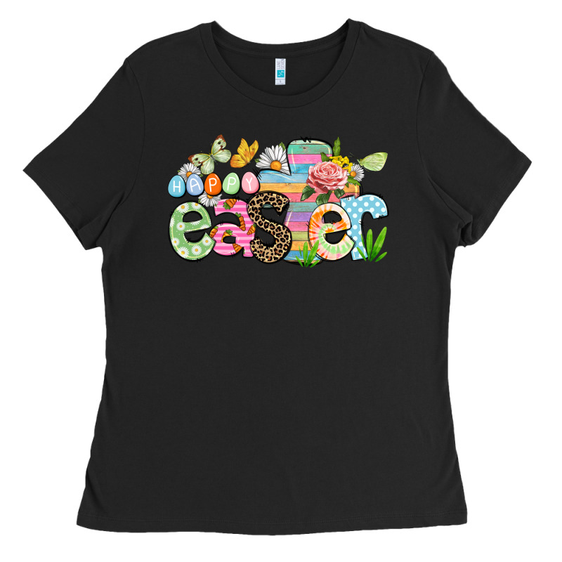 Happy Easter Easter Day Ladies Tee by CowGirlArtShop | Teevron